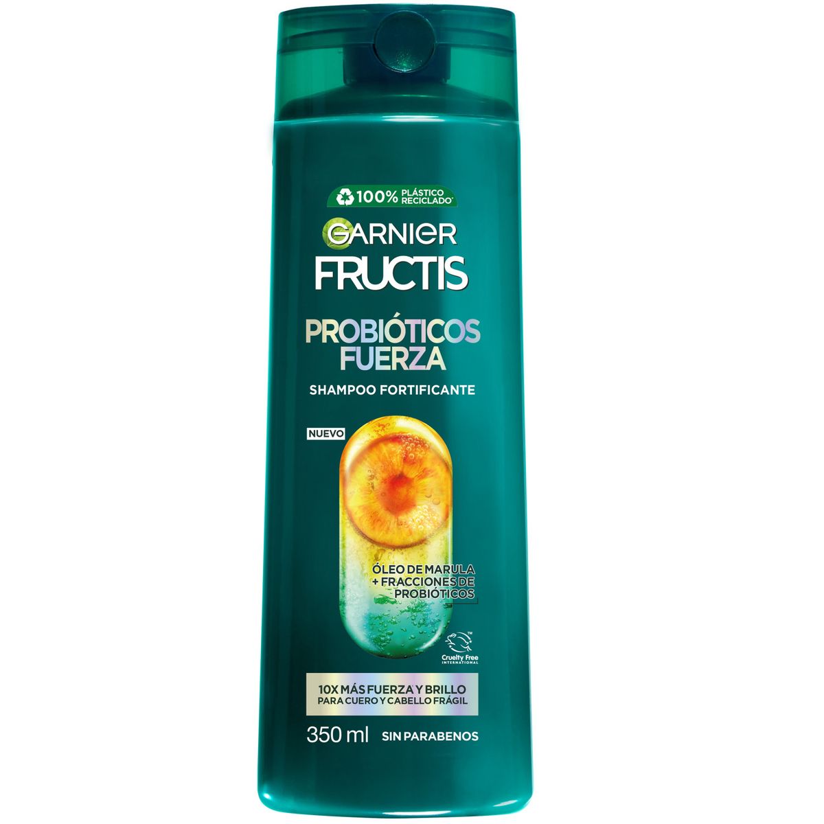 FRUCTIS - Shampoo Fortificante Probióticos Fructis 350 ml