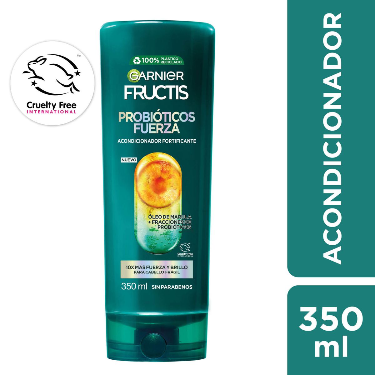 FRUCTIS - Acondicionador Fortificante Probióticos Fructis 350 ml