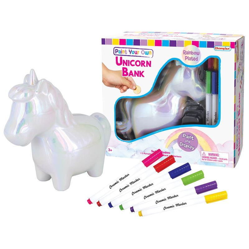CHAMPION - ALCANCIA UNICORNIO PARA PINTAR