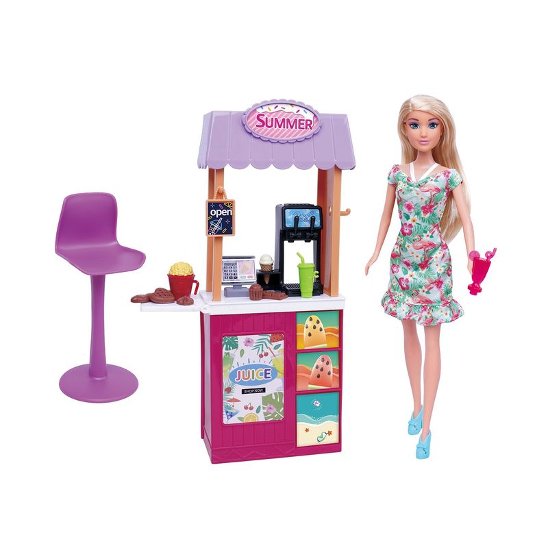 KIDS`N PLAY - MUNECA FASHION TIENDITA PLAYERA