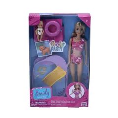 undefined - Muñeca Fashion Mini Piscina Y Hermanita