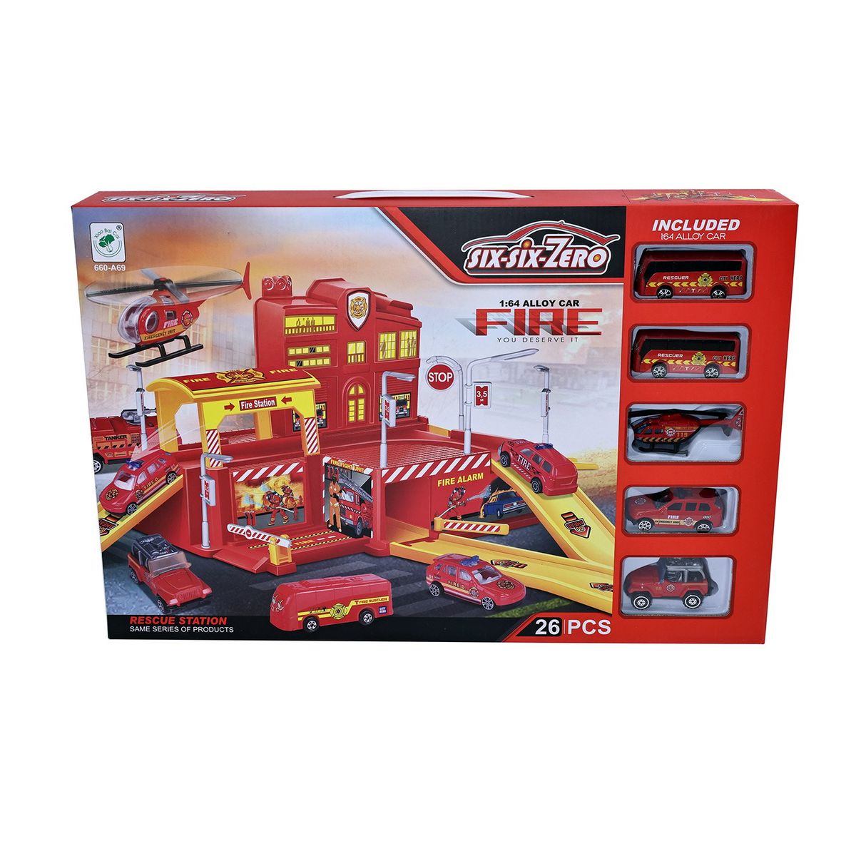  - ESTACION DE BOMBEROS 5 VEHICULOS