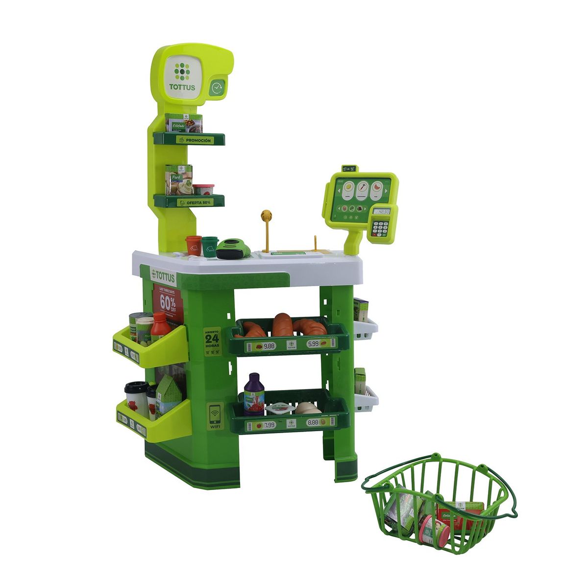 KIDS`N PLAY - Supermercado Xl 52 Piezas Tottus