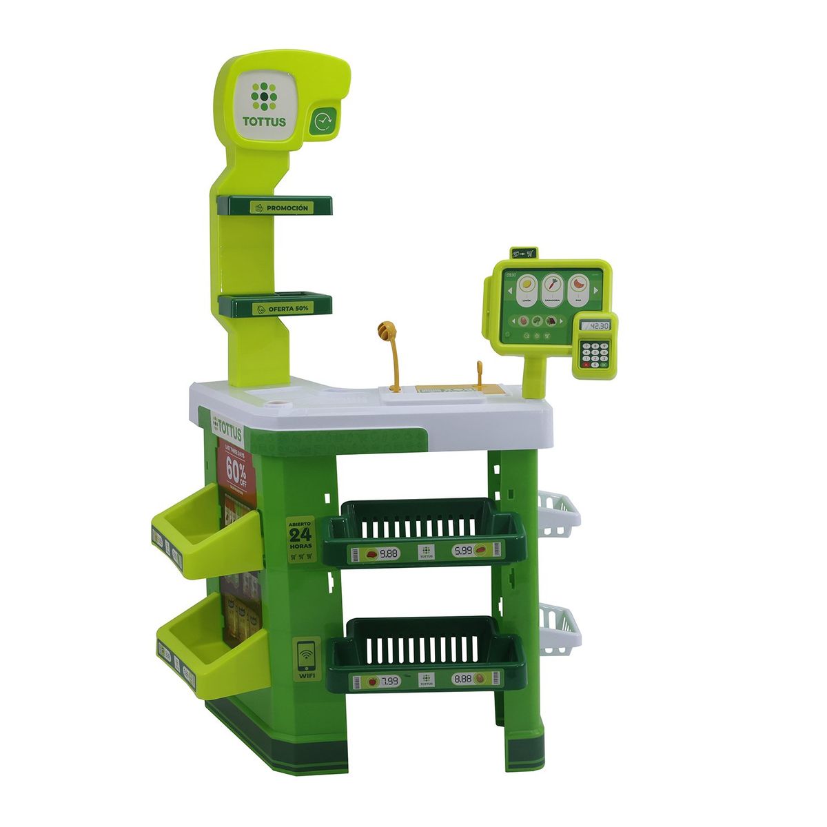 KIDS`N PLAY - Supermercado Xl 52 Piezas Tottus