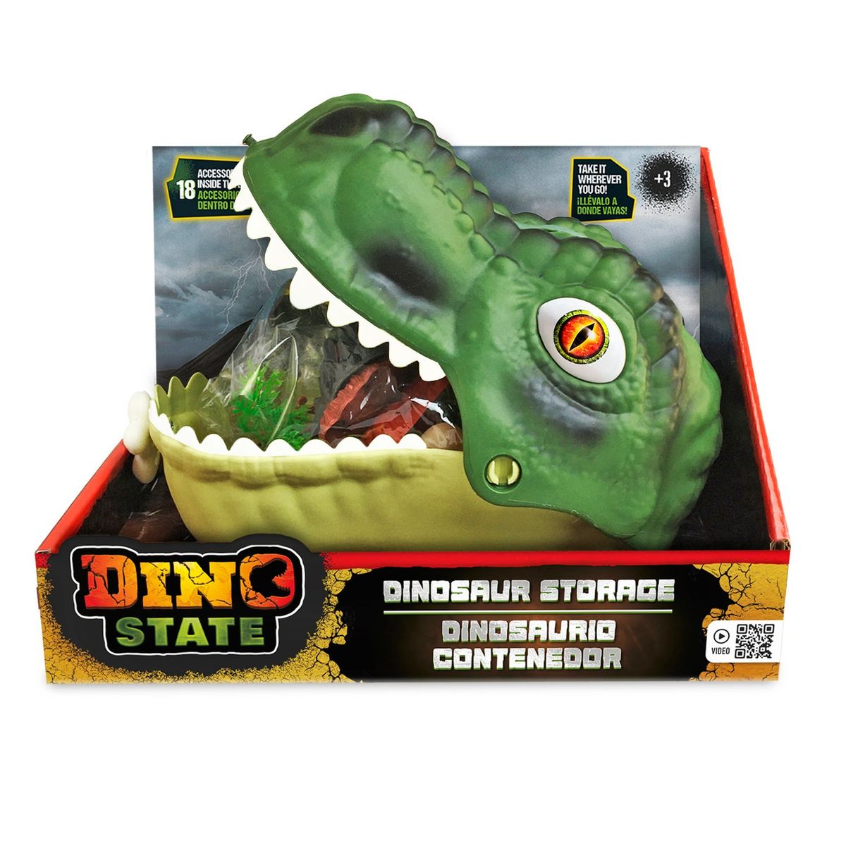 DINO STATE - CABEZA DE DINO CON ACCESORIOS