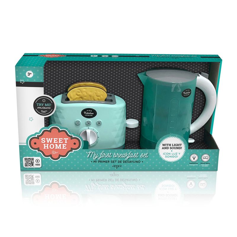 SWEET HOME - SET TOSTADOR Y HERVIDOR MENTA