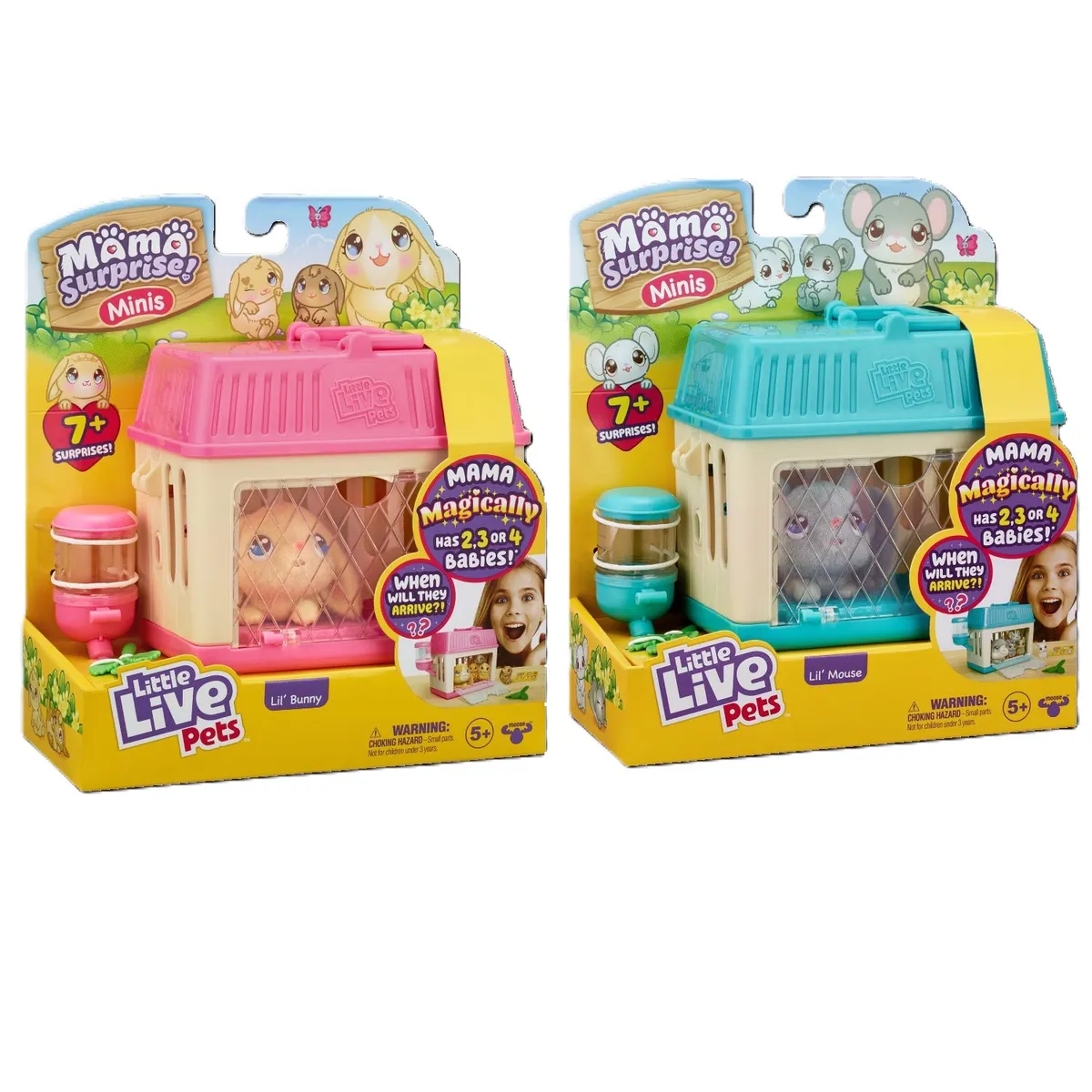 LITTLE LIVE PETS - Little Live Pets Mamma Sorpresa Set Juego Mini Surtido
