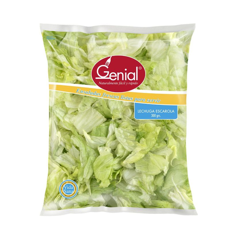 GENIAL - Ensalada Lechuga Escarola en Bolsa 300 g