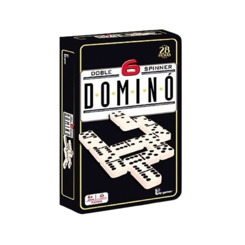 PIP GAMES - JUEGO DOMINO 9mm. CAJA METALICA