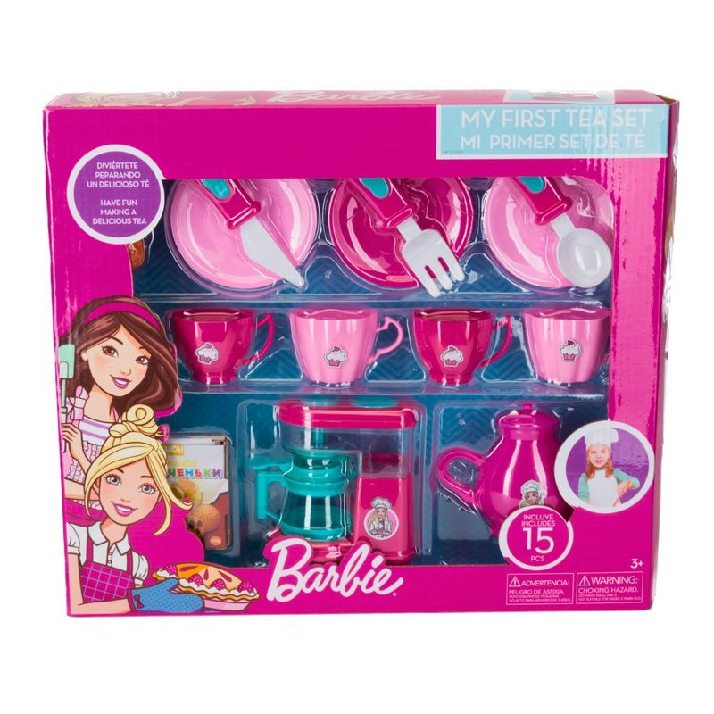 BARBIE - ROLE PLAY BARBIE MY FIRST TEA SET 17PZAS