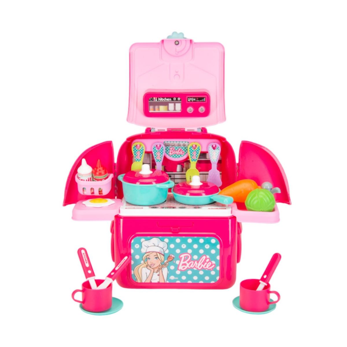 BARBIE - ROLE PLAY BARBIE KITCHEN SET BACKPACK