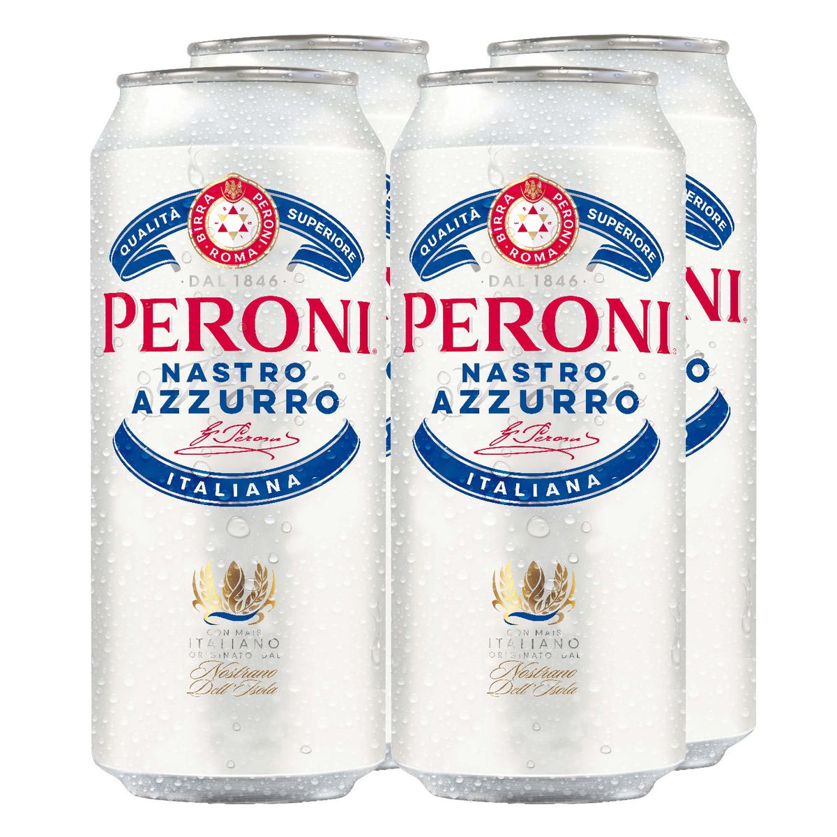 PERONI - CERVEZA LAGER PERONI 5G 4X500 CC