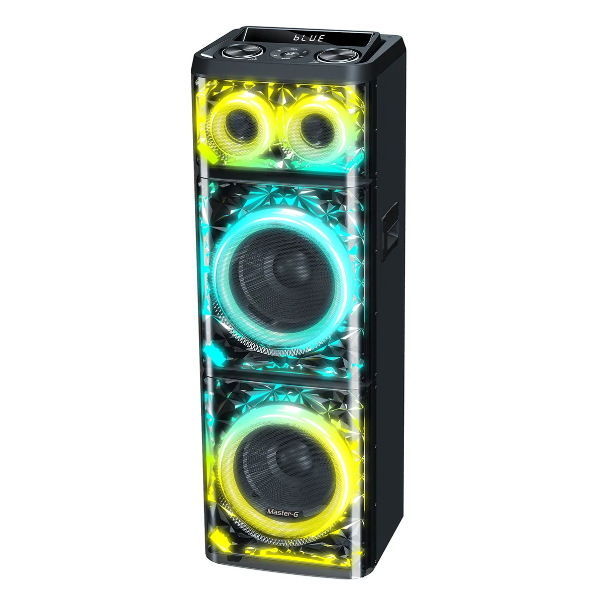 MASTER G - Parlante Karaoke MGTORCH Transparente 