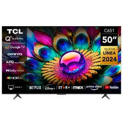 TCL - Smart Tv QLED 4K 50" C651