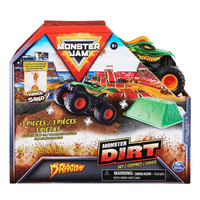 MONSTER JAM - Monster Jam Set Veh + Kinetic Sand