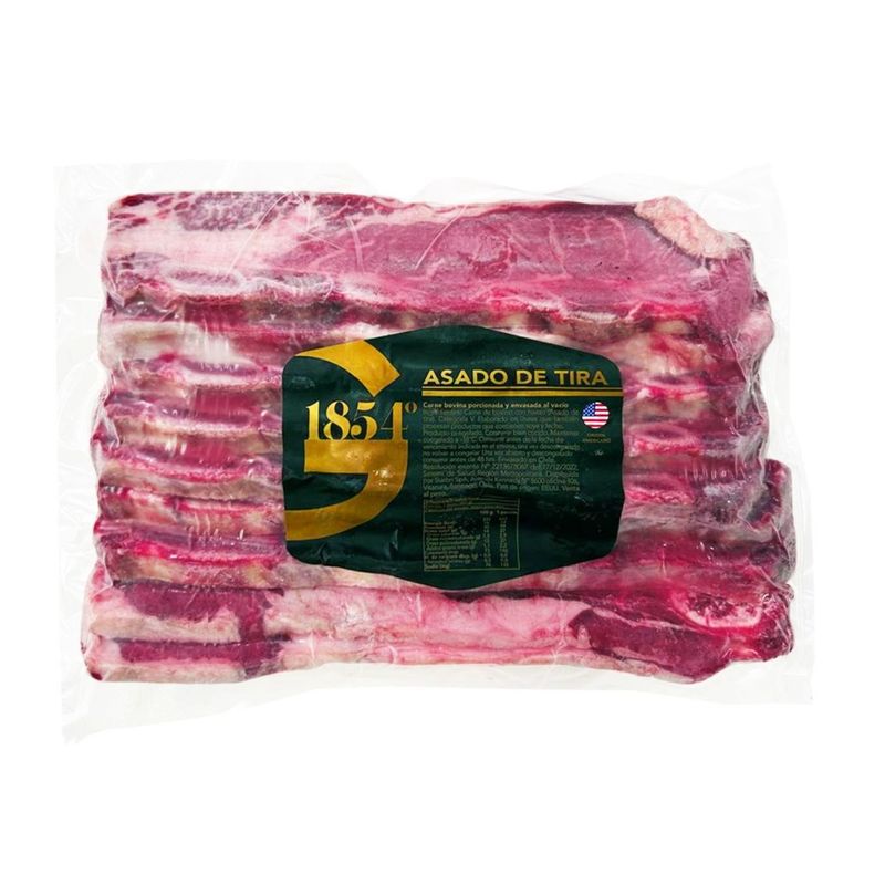  - Asado de Tira Americano Al Vacío