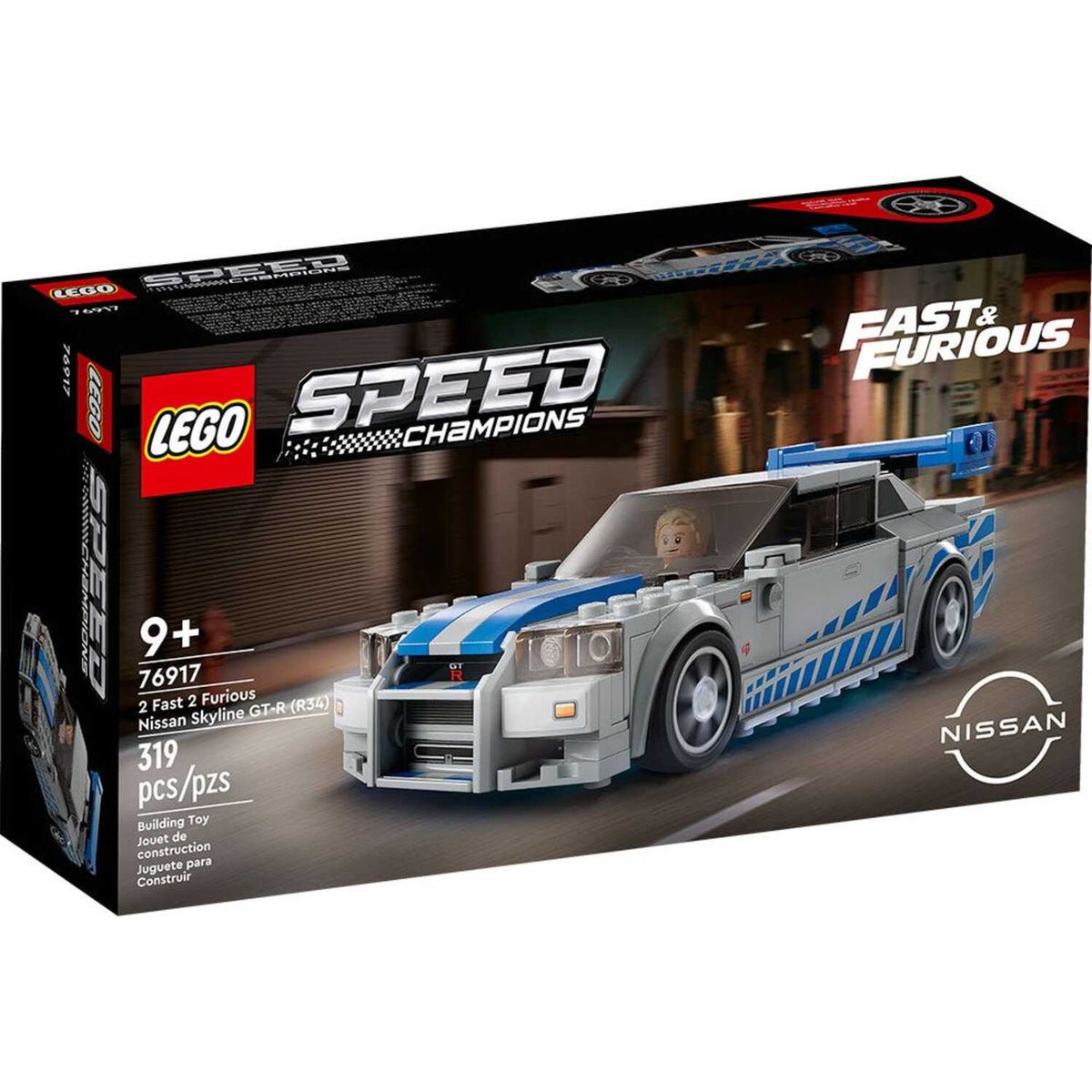 LEGO - Lego Nissan Skyline Gt-R (R34) De Más Rápido, Más Furioso