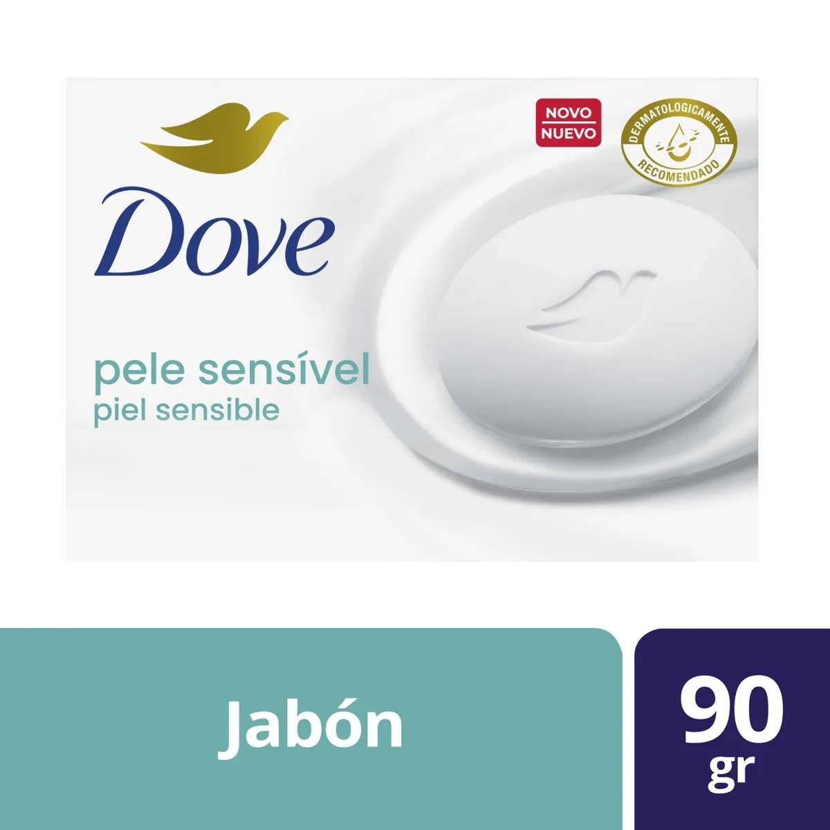 DOVE - Jabón en Barra Dove Piel Sensible 90 g