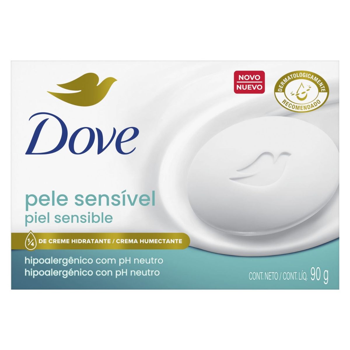 DOVE - Jabón en Barra Dove Piel Sensible 90 g