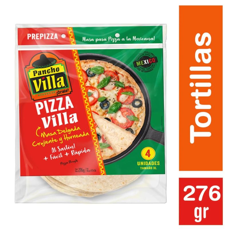 PANCHO VILLA - Tortillas Prepizza XL Pancho Villa 276 g