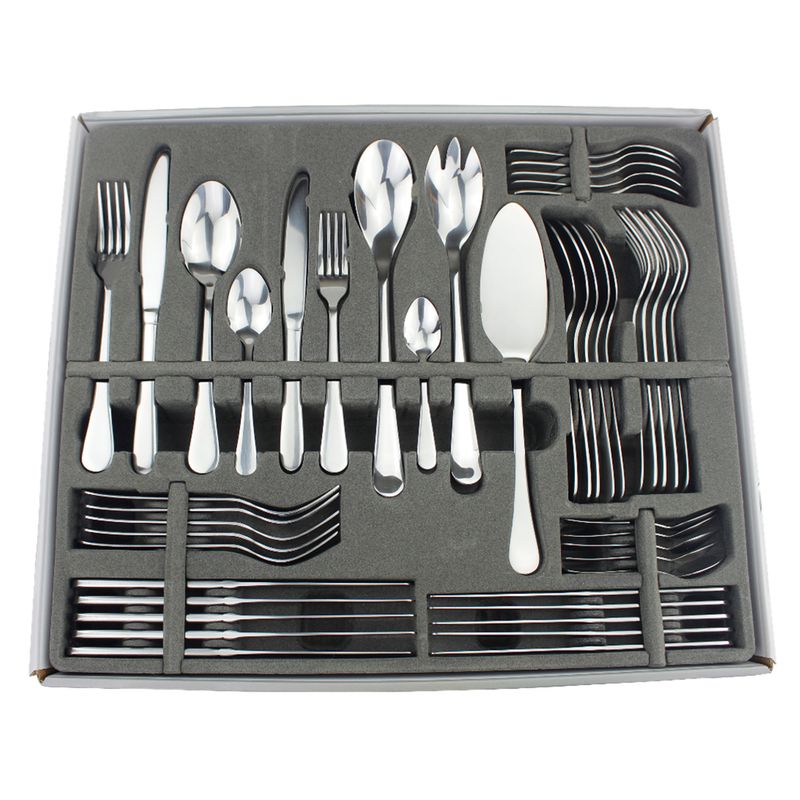PK HOME - Set 45 Pcs Cubiertos Caja Con Mica