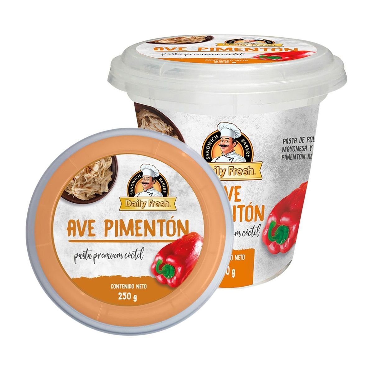  - Pasta Untable Ave Pimentón Daily Fresh 250 g