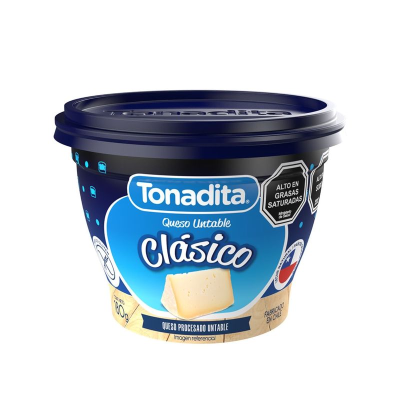 TONADITA - Queso Untable Clásico Tonadita 180 g