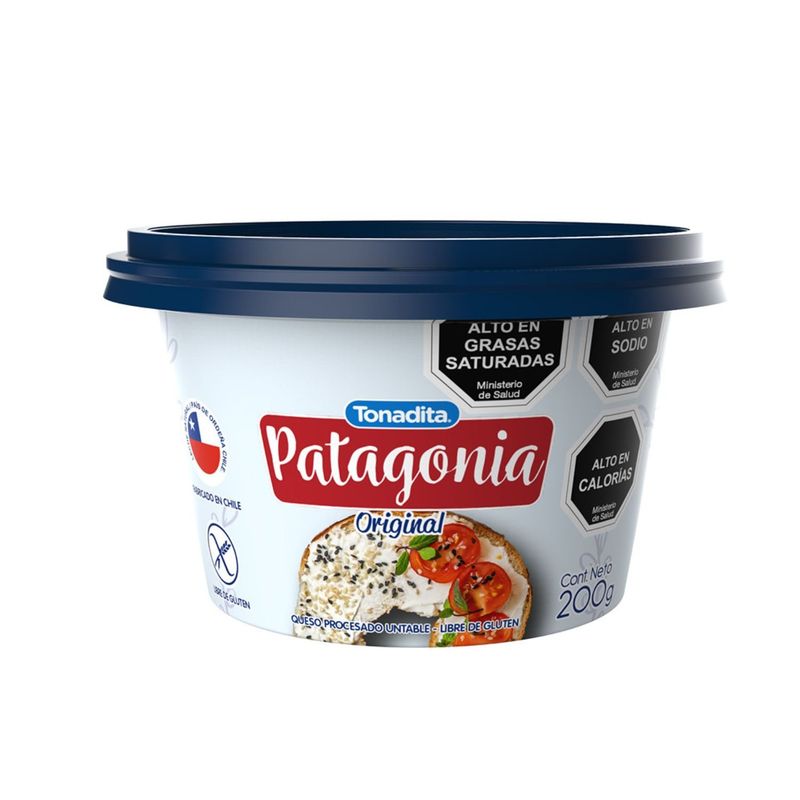 TONADITA - Queso Crema Clásico Patagonia Tonadita 200 g