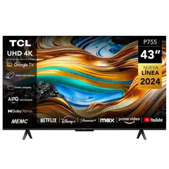 TCL - Smart TV 43" UHD Google P755
