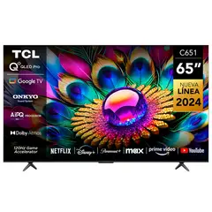 TCL - Smart TV 65" QLED 4K Google C651