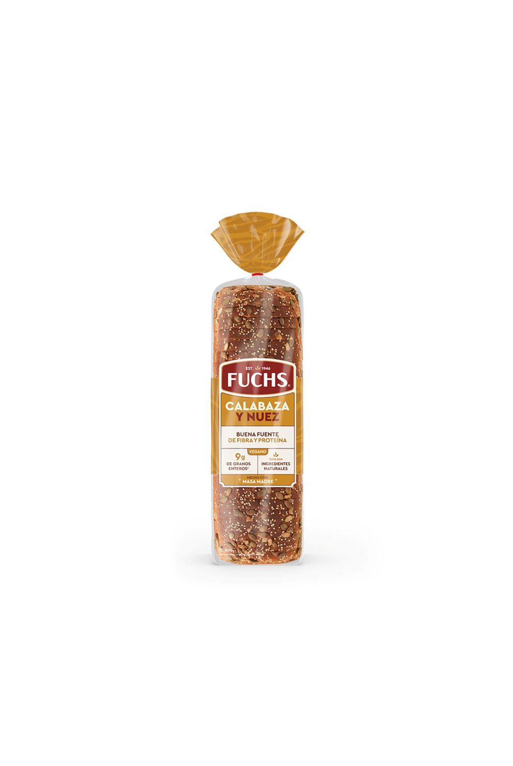 Pan de Molde Integral Calabaza y Nuez Fuchs 600 g | Tottus Chile