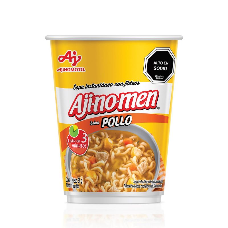 AJI-NO-MEN - Sopa Instantánea Sabor Pollo Aji-No-Men 51 g
