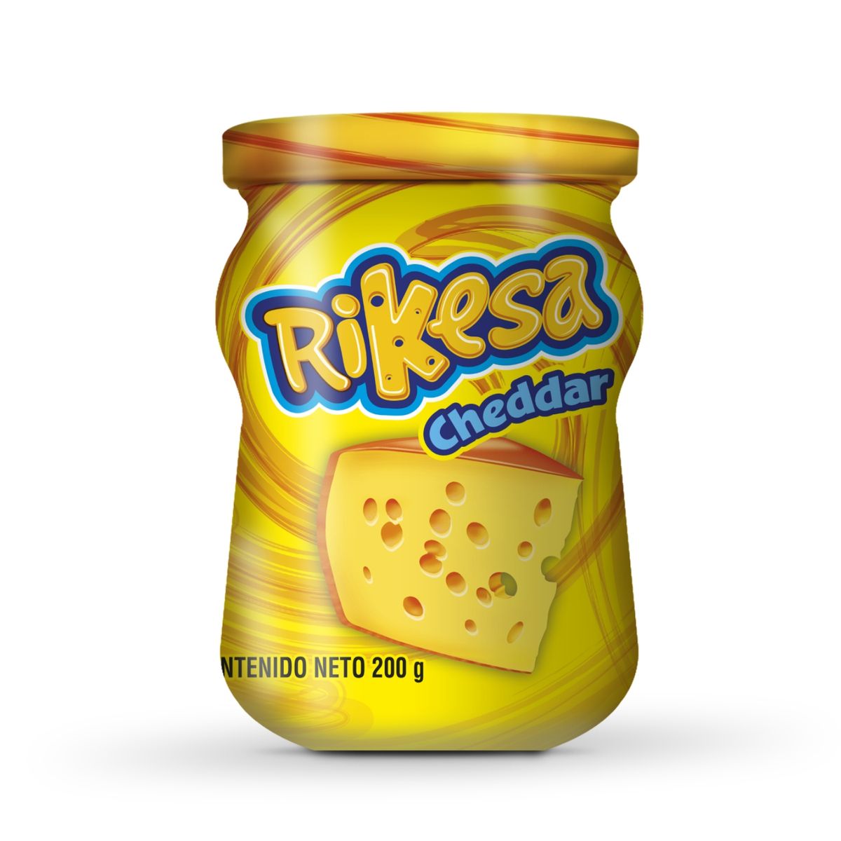 RIKESA - Sucedáneo de Queso Cheddar Untable Rikesa 200 g