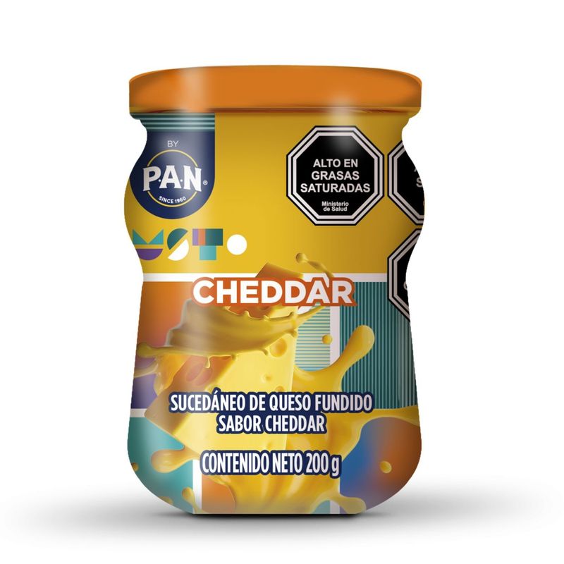PAN - Sucedáneo de Queso Cheddar Untable Pan 200 g