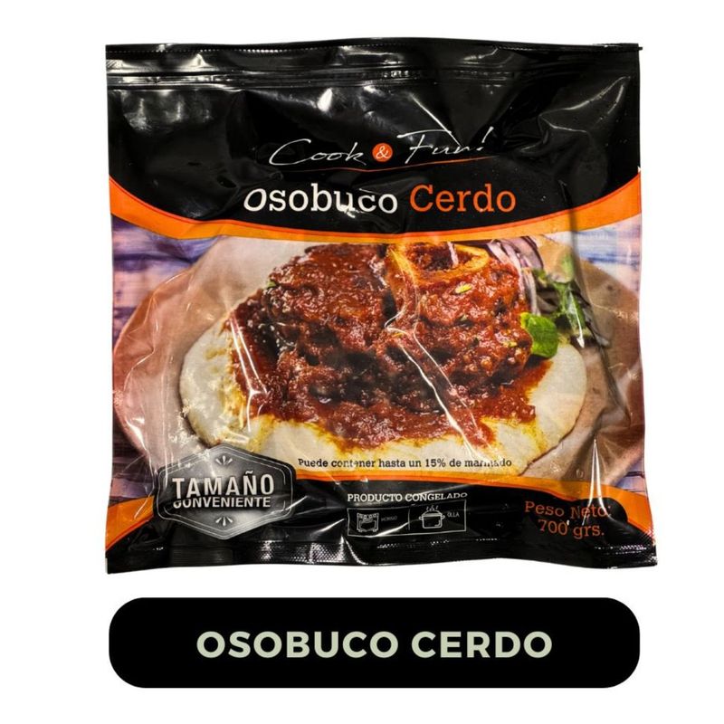 COOK & FUN - Osobuco de Cerdo Congelado Cook & Fun 700 g