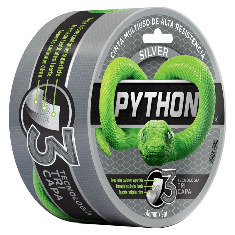 PYTHON - Cinta Multiusos Python Gris