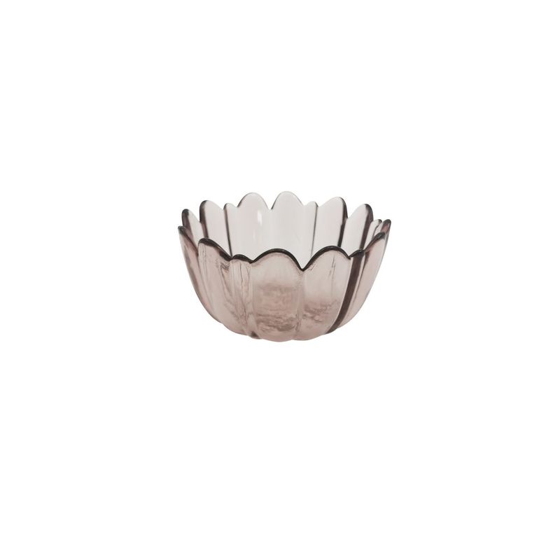 CASA JOVEN - Bowl Flor Vidrio Lila