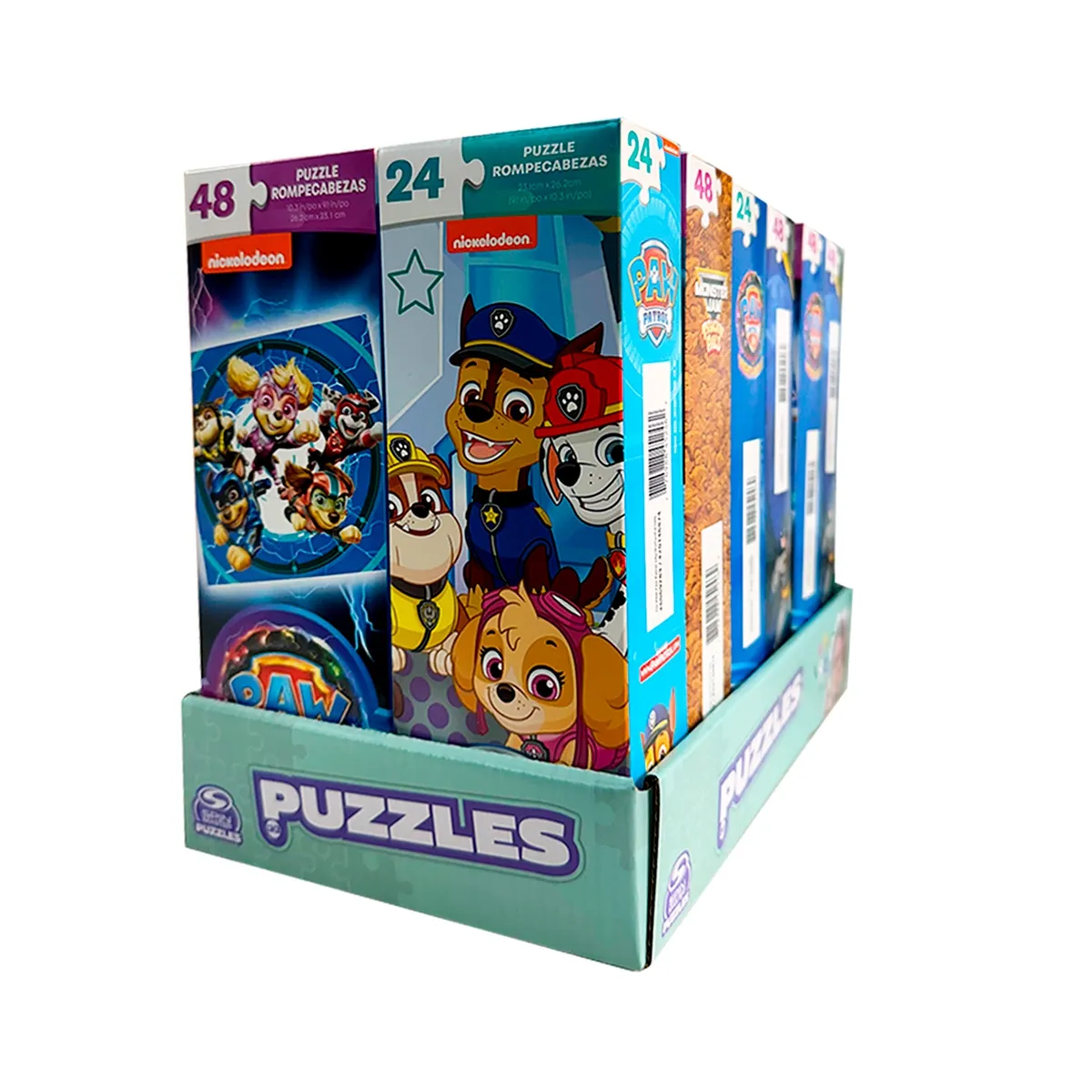 SPIN GAMES - PUZZLE PAW PATROL LICENCIAS DC MONSTER
