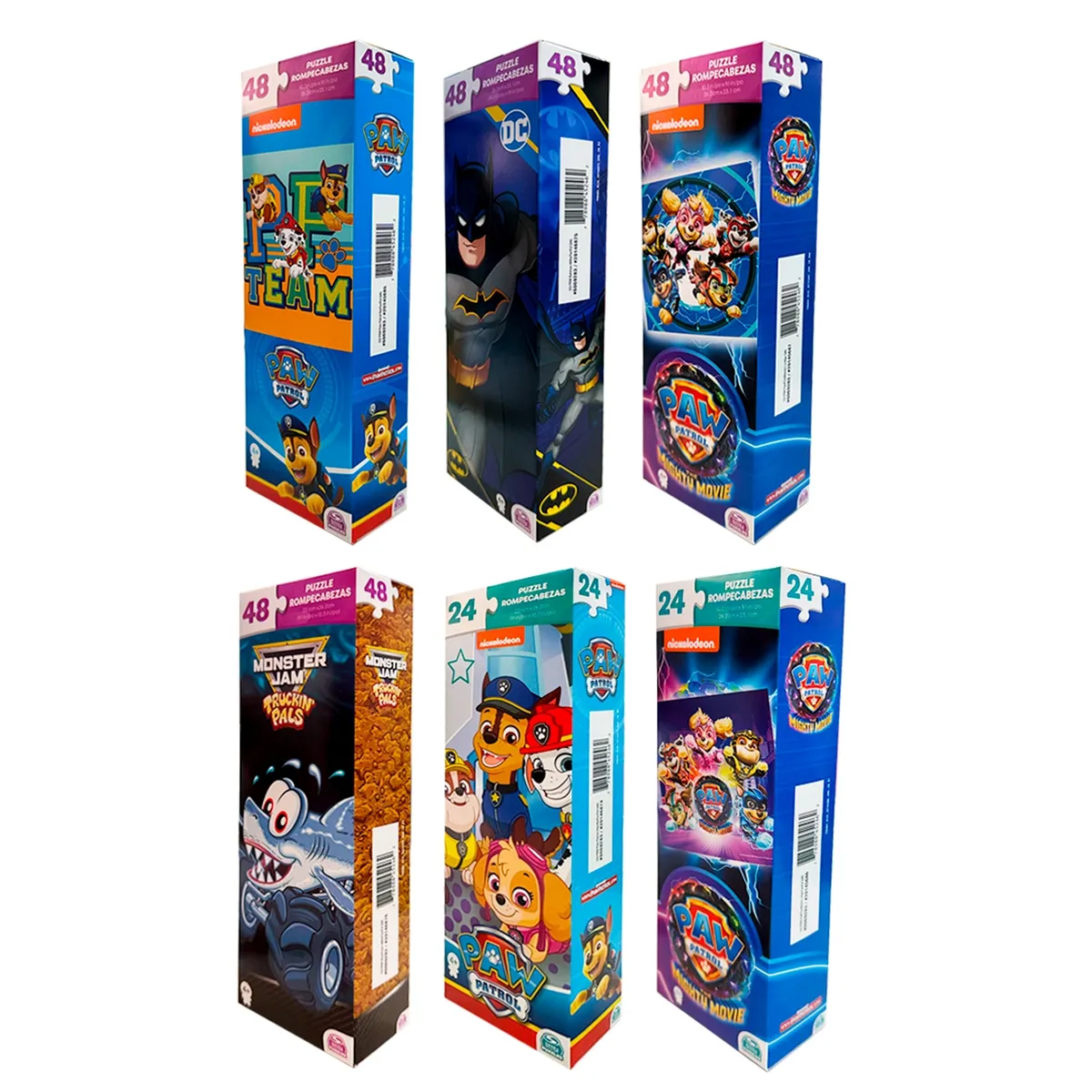 SPIN GAMES - PUZZLE PAW PATROL LICENCIAS DC MONSTER