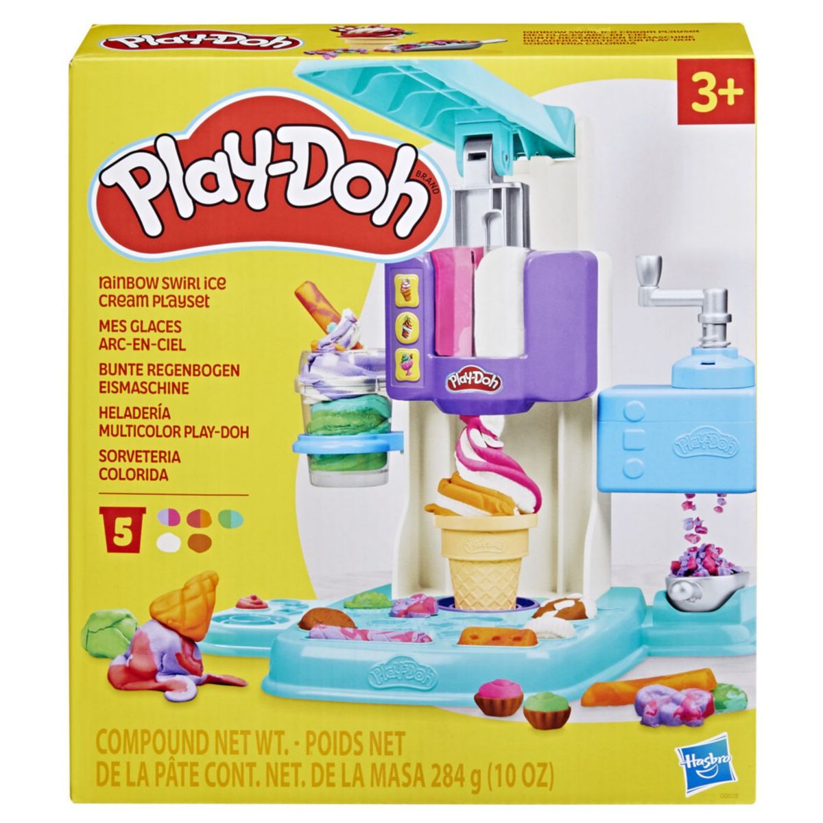 PLAY DOH - PD RAINBOW SWIRL ICE CREAM PLAYSET