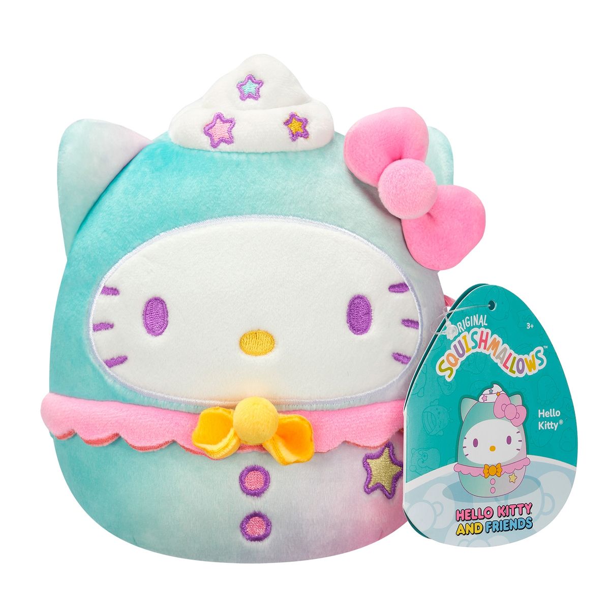 SQUISHMALLOWS - SQUISHMALLOWS PELUCHE HELLO KITTY 20CM