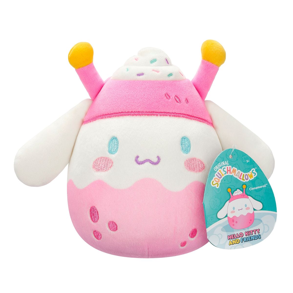 SQUISHMALLOWS - SQUISHMALLOWS PELUCHE HELLO KITTY 20CM