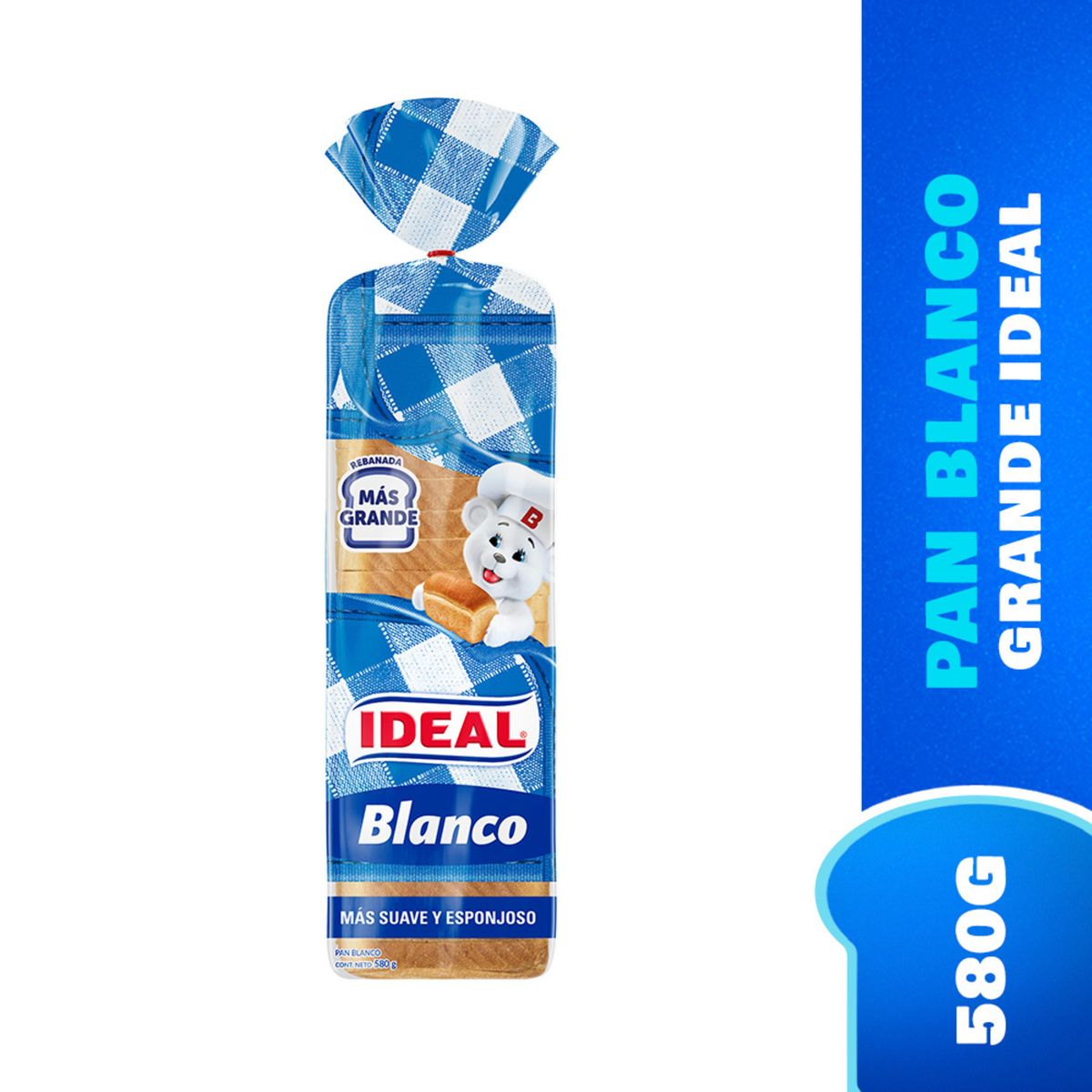 IDEAL - Pan de Molde Blanco Ideal 580 g