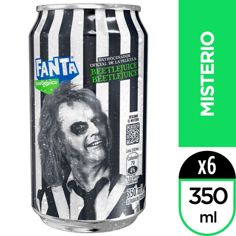 FANTA - SIX PACK BEETLEJUICE FANTA 350 ML