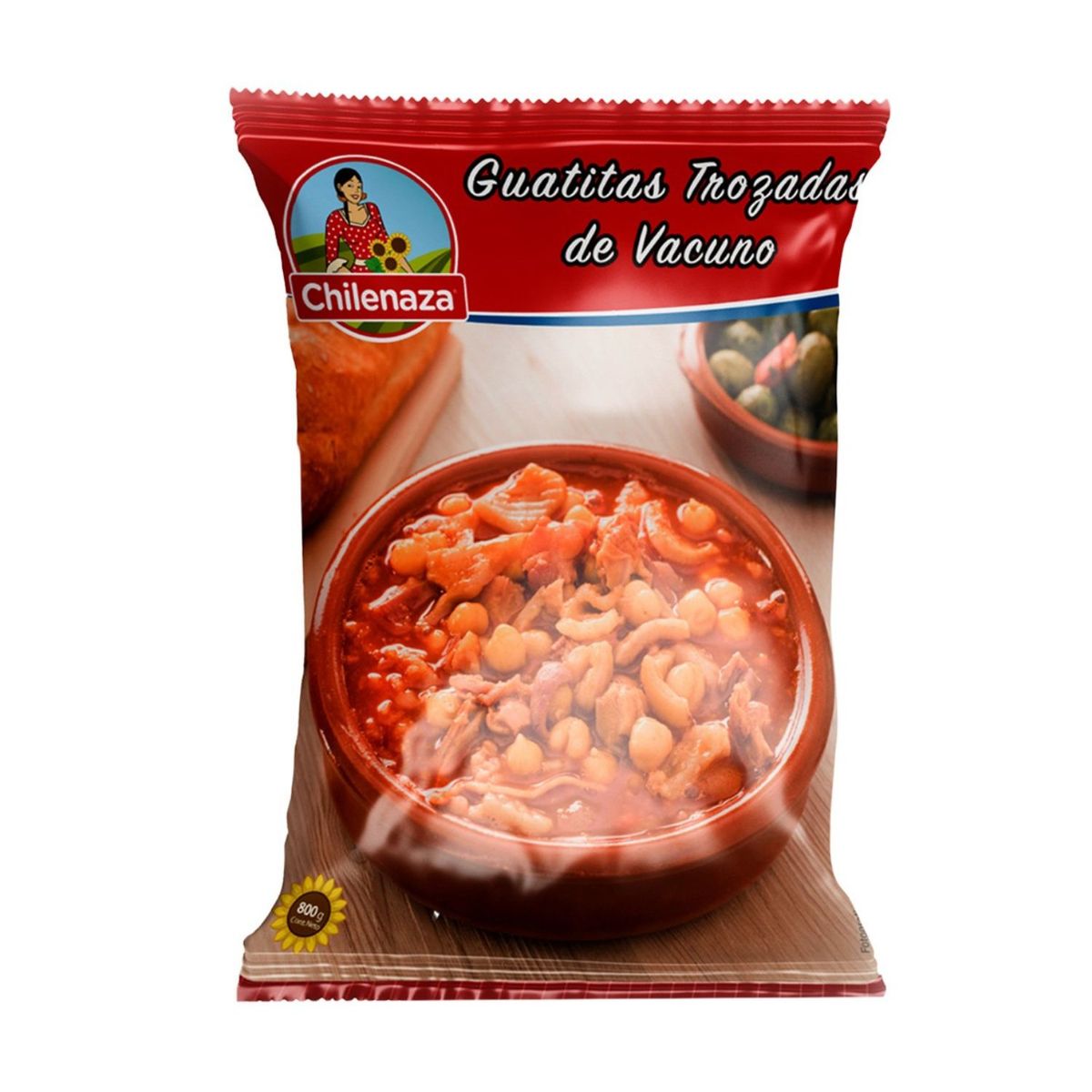 CHILENAZA - Guatitas de Vacuno Trozadas Chilenaza 800 g