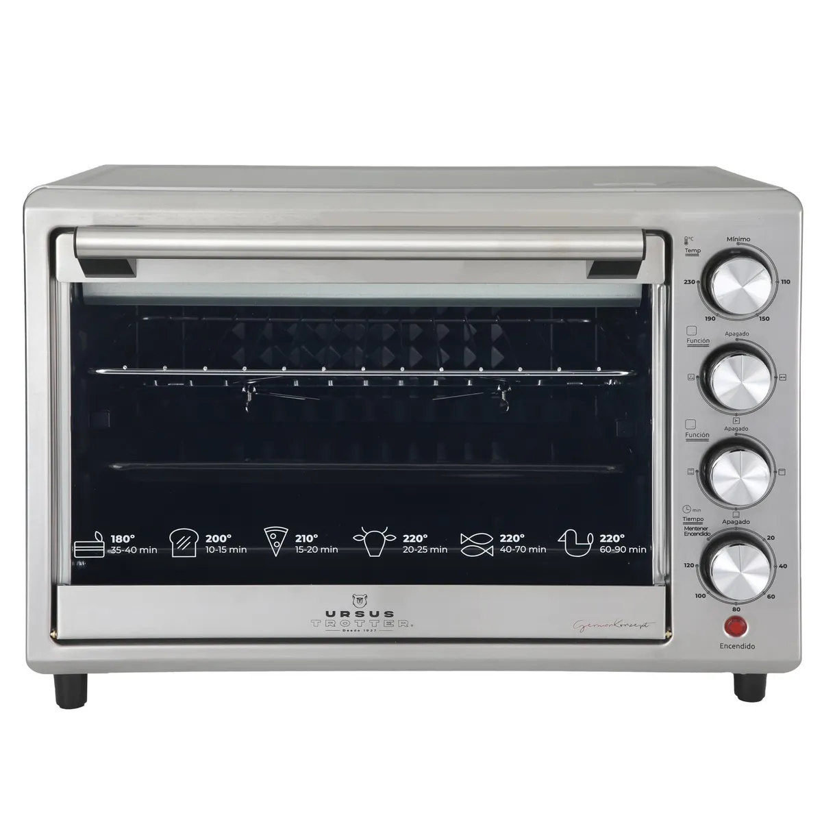 URSUS TROTTER - Horno Electrico 38 Litros Backofen PRO-I38L