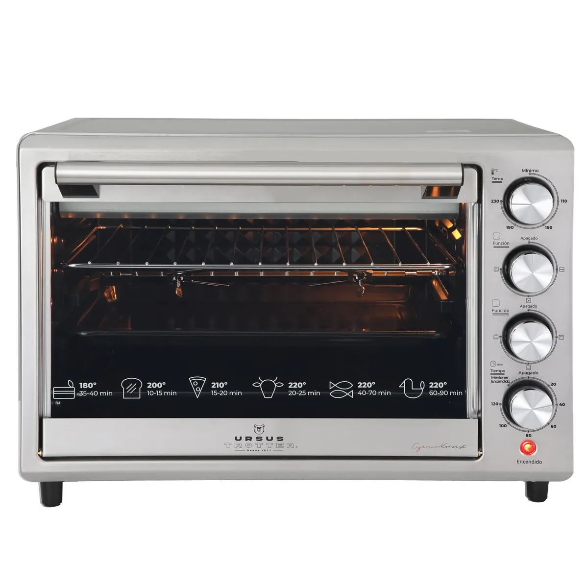 URSUS TROTTER - Horno Electrico 38 Litros Backofen PRO-I38L