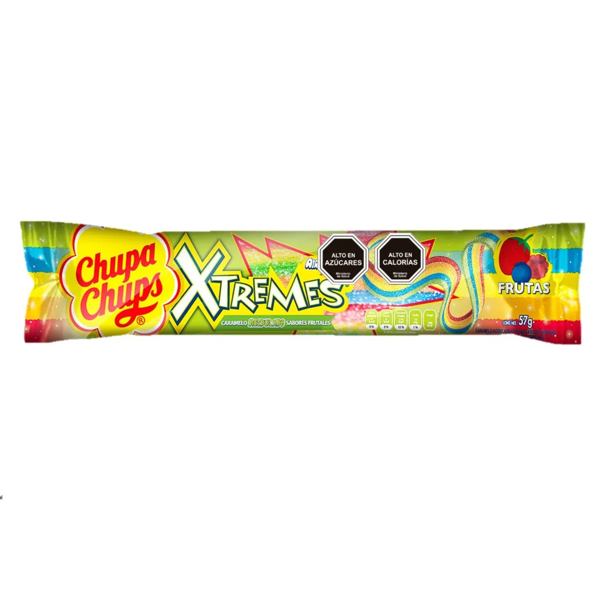 CHUPA CHUPS - Gomitas Ácidas Xtremes Sabor Frutas Chupa Chups 57 g