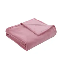 CASA JOVEN - Frazada Coral 1.5 Plaza Blush 160X220 Cm