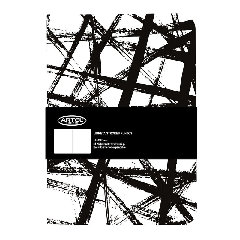 ARTEL - Libreta Artel Strokes Puntos 88 Hjs
